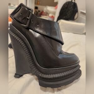 Womens Kenzo leather booties